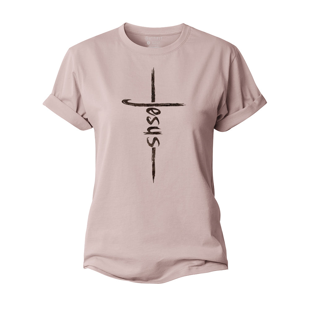 Jesus Cross Women's Cotton T-Shirt