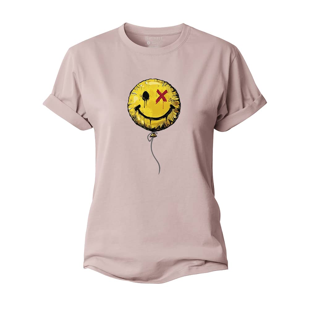 Smiley Ballon Women's Cotton T-Shirt