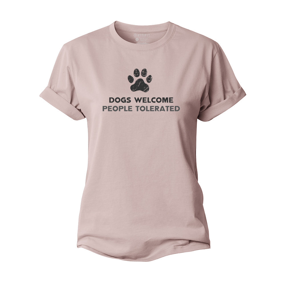 Dogs And People Women's Cotton T-Shirt