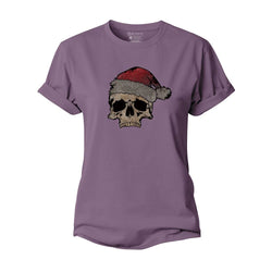 Christmas Skull Women's Cotton T-Shirt