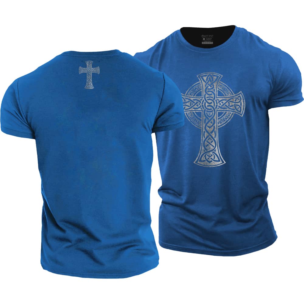 Celtic Cross Cotton T-Shirt