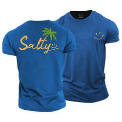 Salty Smiley Cotton T-Shirt