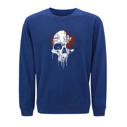 Dripping Skull Crewneck Sweatshirt