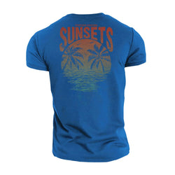 Forever Chasing Sunsets Cotton T-Shirt