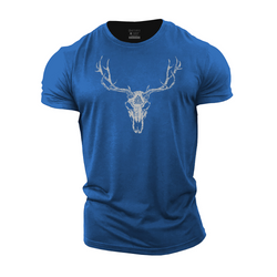 Viking Deer Cotton T-Shirt