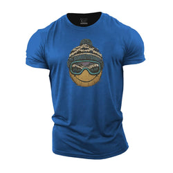 Ski Goggles Smiley Cotton T-shirt