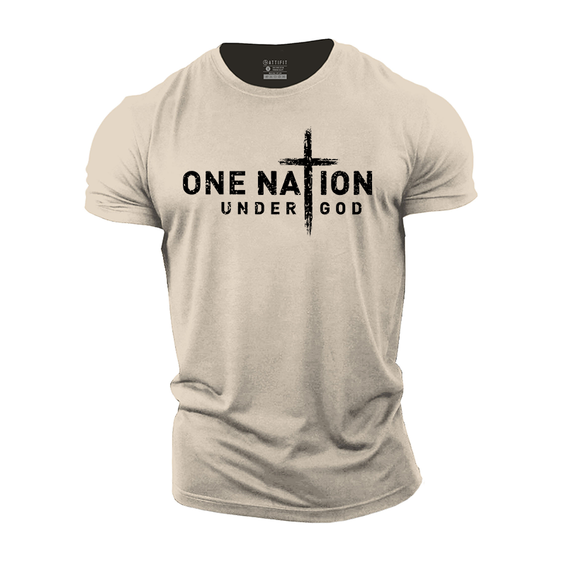 One Nation Under God Cotton T-Shirt