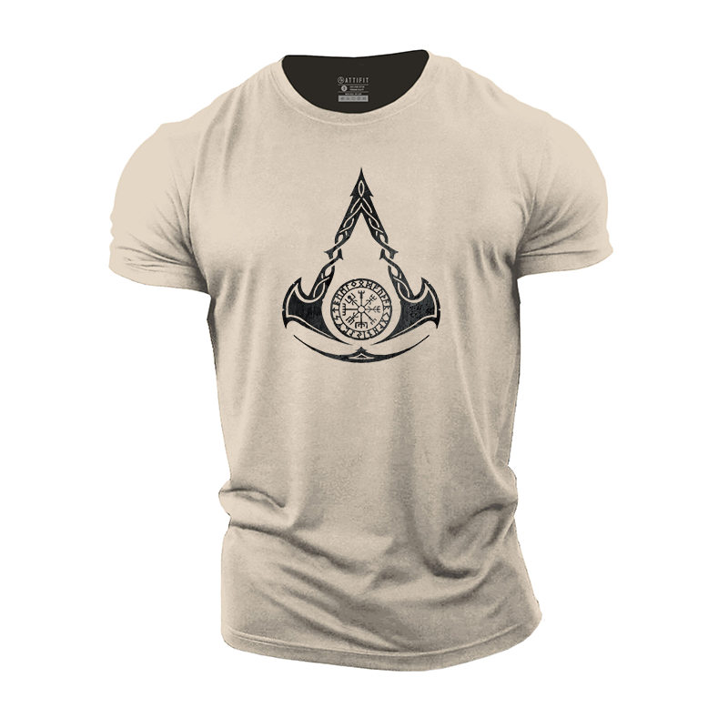 Viking Helmet Cotton T-Shirt