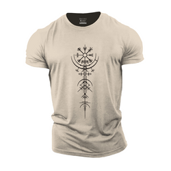 Vikings Compass Cotton T-Shirt