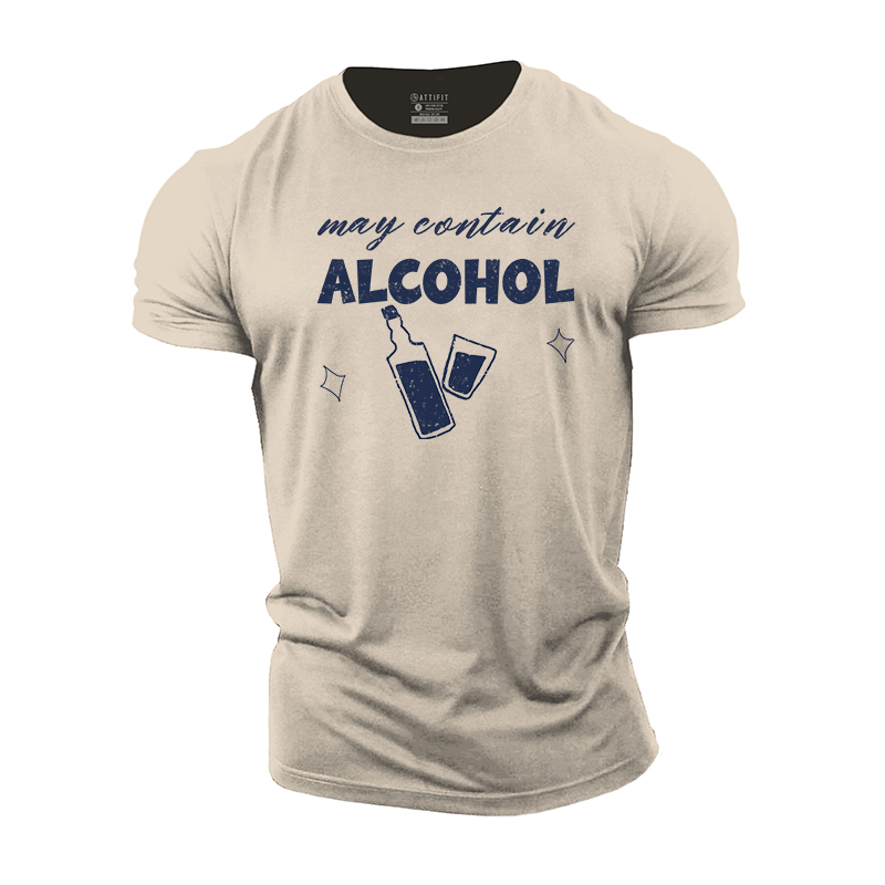 May Contain Alcohol Cotton T-Shirt