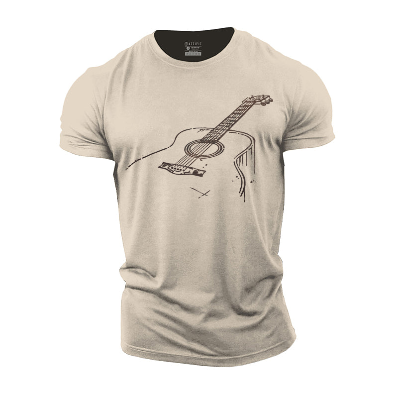 Acoustic Guitar Cotton T-Shirt