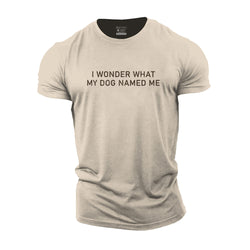 I Wonder Name Cotton T-Shirt