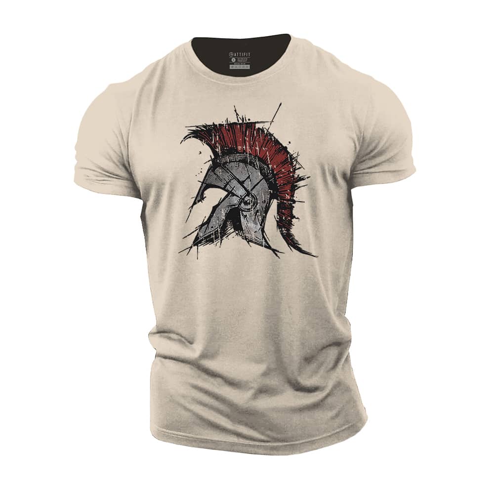 Spartan Sketch Cotton T-Shirt