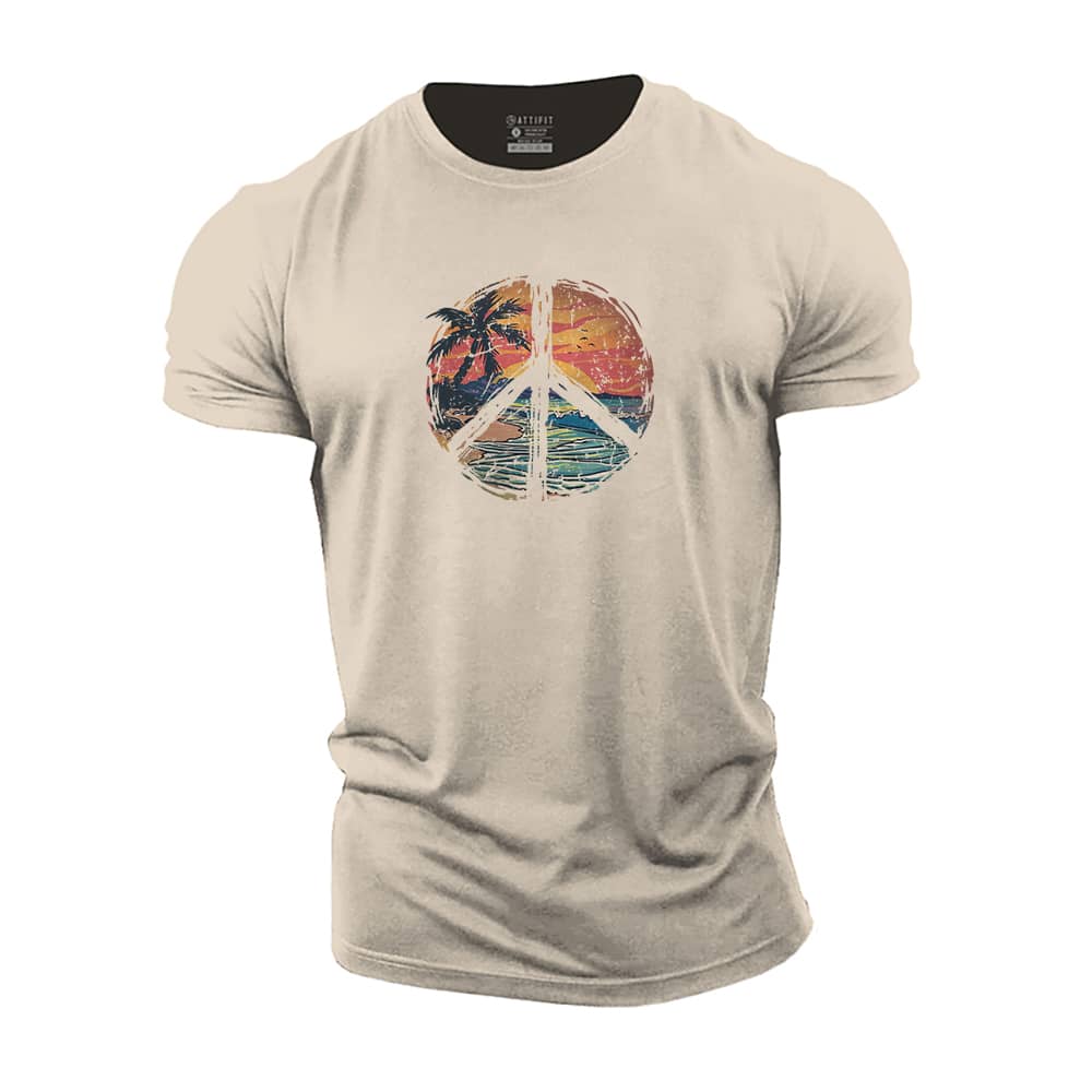 Peaceful Sea Cotton T-Shirt