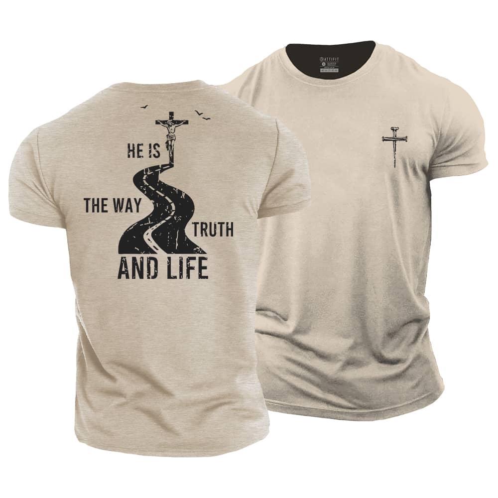 Way Truth And Life Cotton T-Shirt