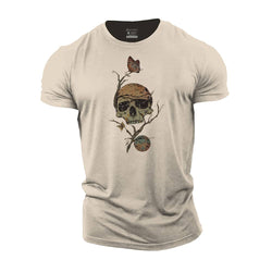 Reborn Skull Cotton T-Shirt