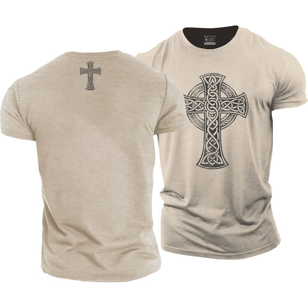 Celtic Cross Cotton T-Shirt