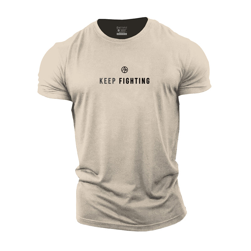 Keep Fighting Cotton T-Shirt