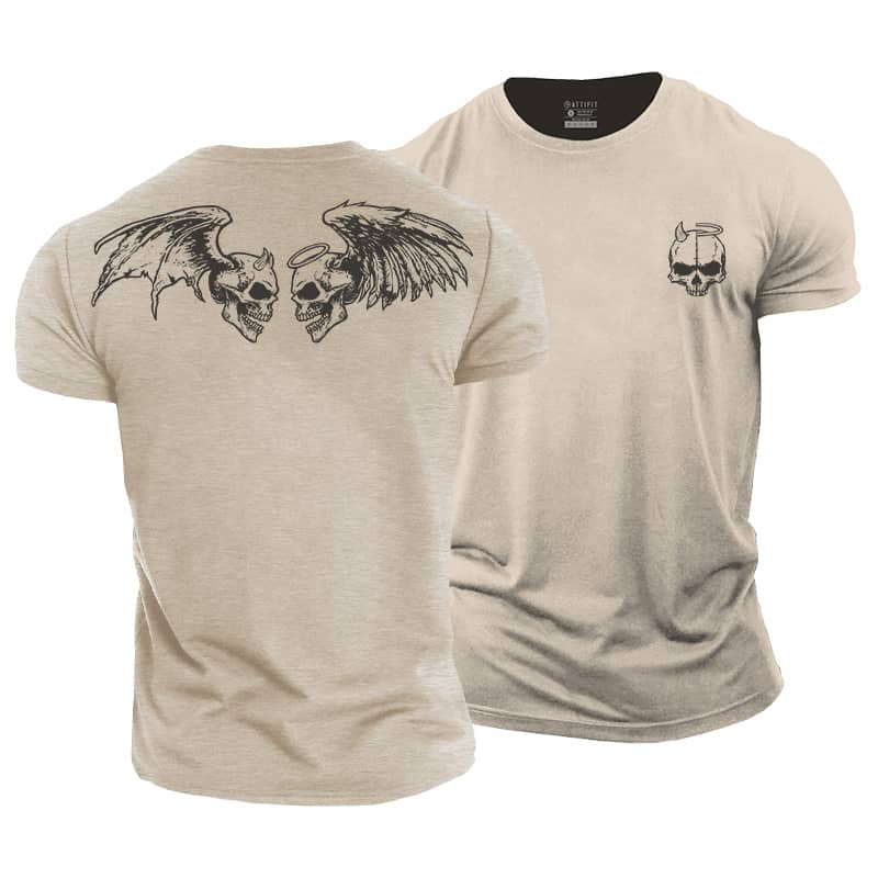 Angel And Devil Cotton T-Shirt