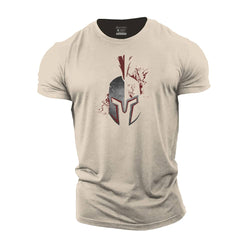 Cool Spartan Helmet Cotton T-Shirt