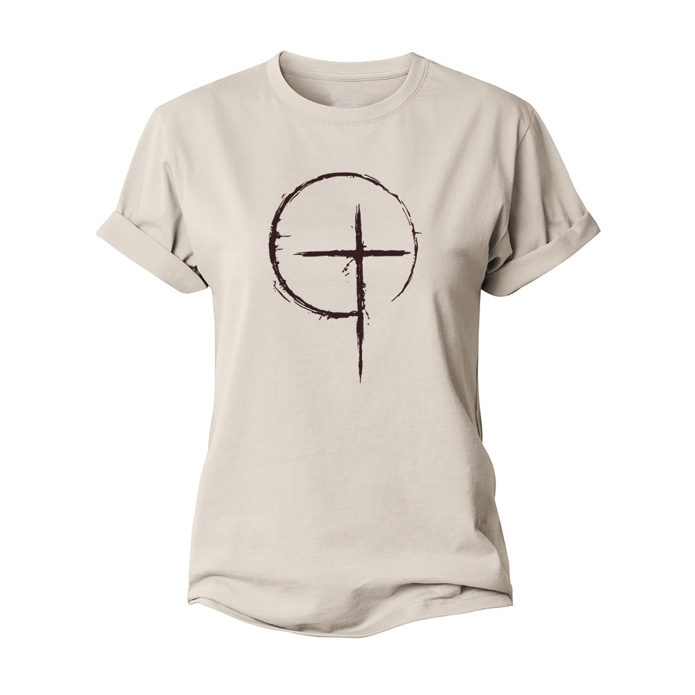 Simple Cross Women's Cotton T-Shirt