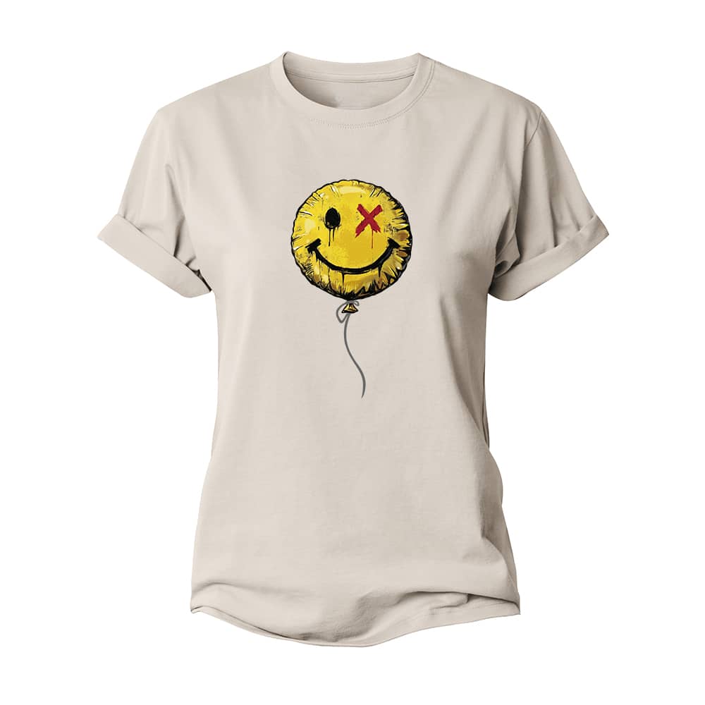 Smiley Ballon Women's Cotton T-Shirt