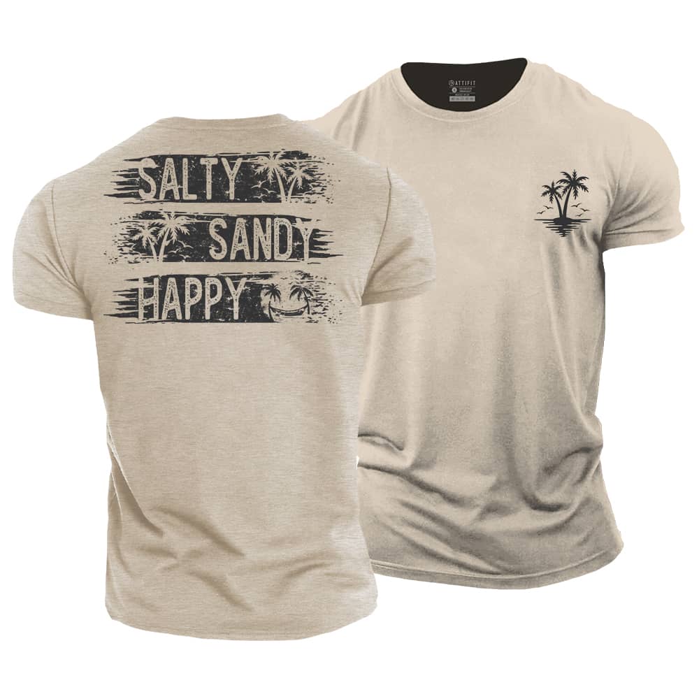 Salty Happy Cotton T-Shirt