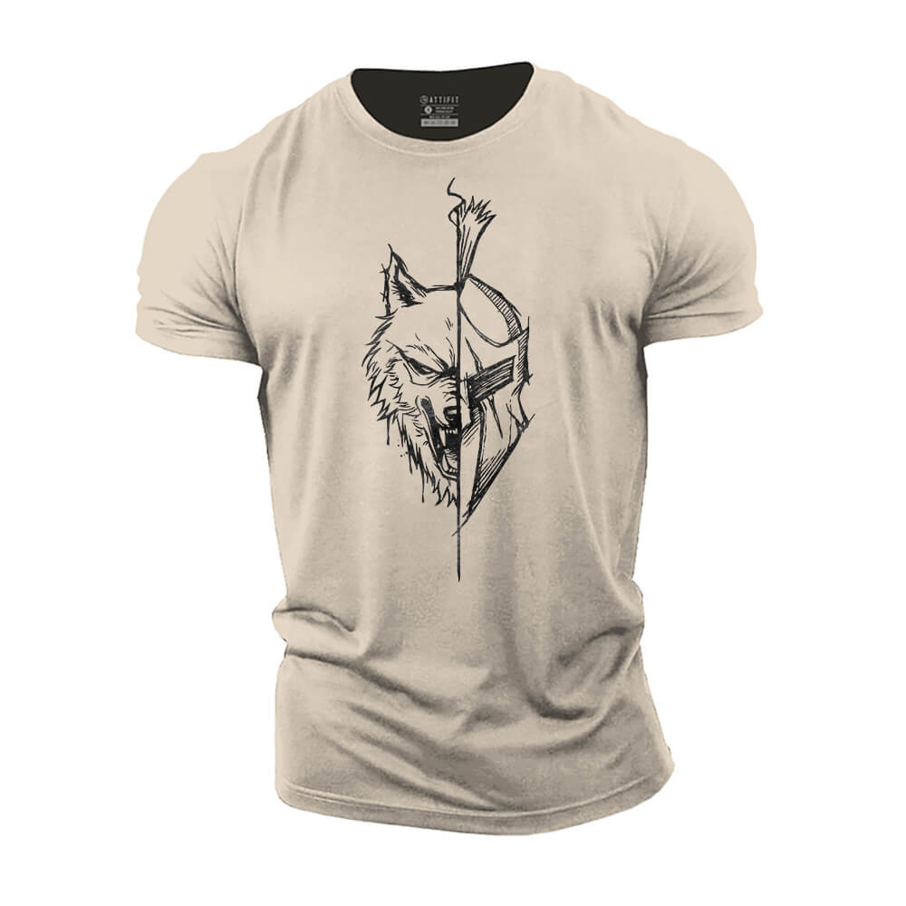 Wolf Warrior Cotton T-Shirt