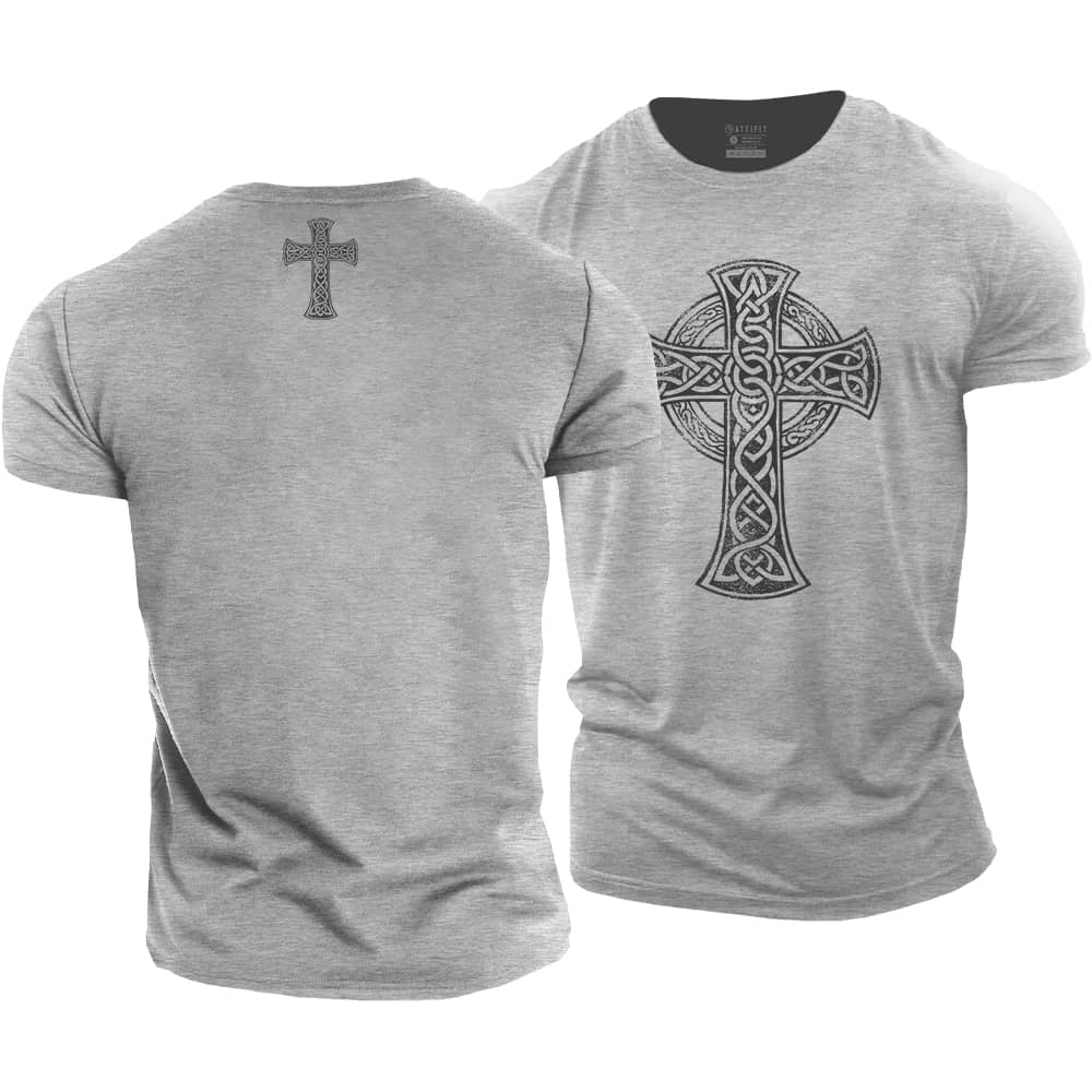 Celtic Cross Cotton T-Shirt