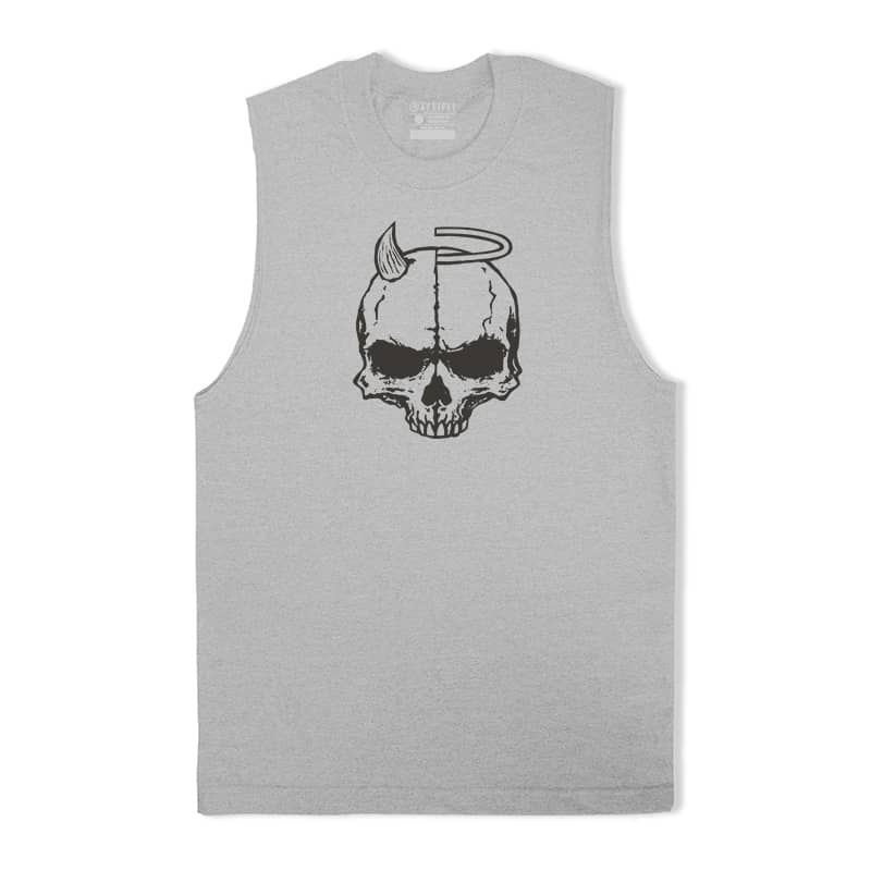 Devil Angel Skull Tank