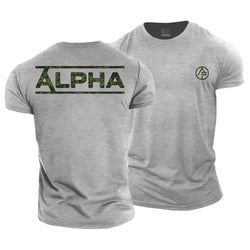 Alpha Camouflage Cotton T-Shirt