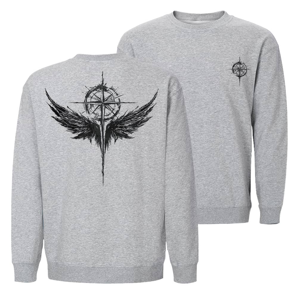 Wings Compass Crewneck Sweatshirt