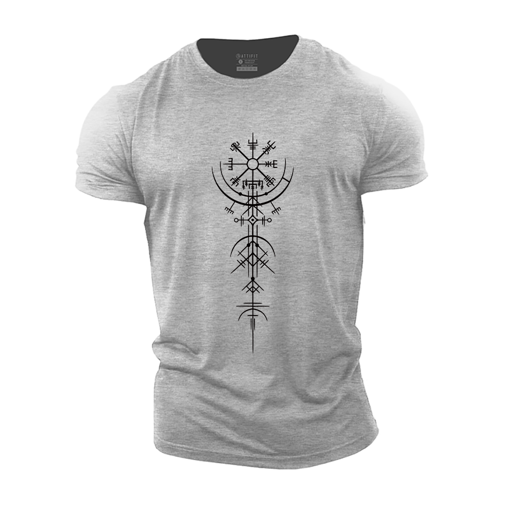 Vikings Compass Cotton T-Shirt