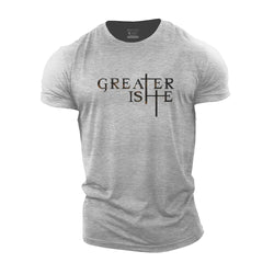 Greater Is He Cotton T-Shirt