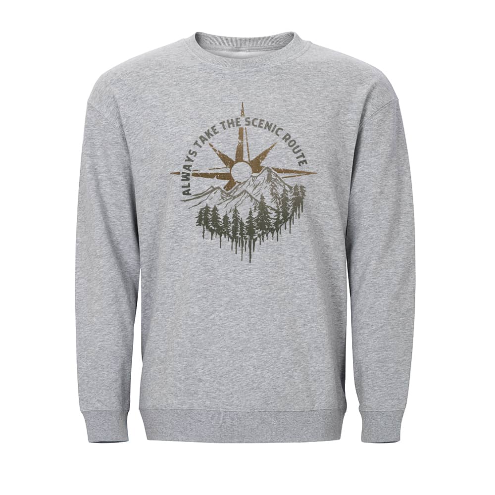 Always Take The Scenic Route Crewneck Sweatshirt