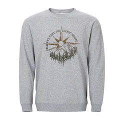 Always Take The Scenic Route Crewneck Sweatshirt