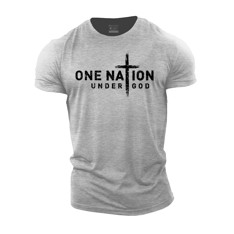 One Nation Under God Cotton T-Shirt