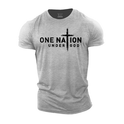 One Nation Under God Cotton T-Shirt