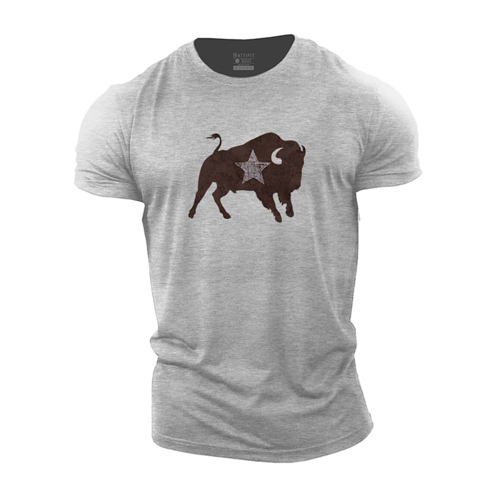 Bison Cotton T-Shirt