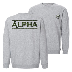 Alpha Camouflage Crewneck Sweatshirt