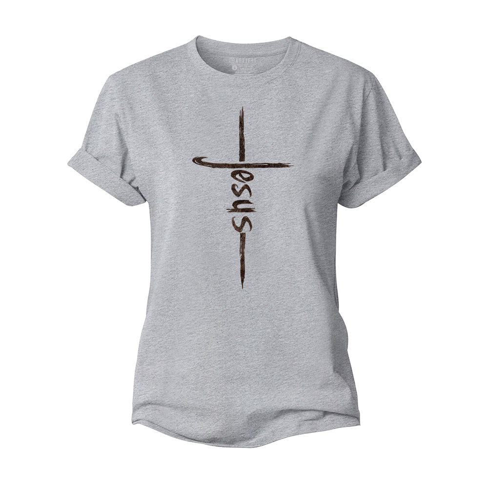 Jesus Cross Women's Cotton T-Shirt