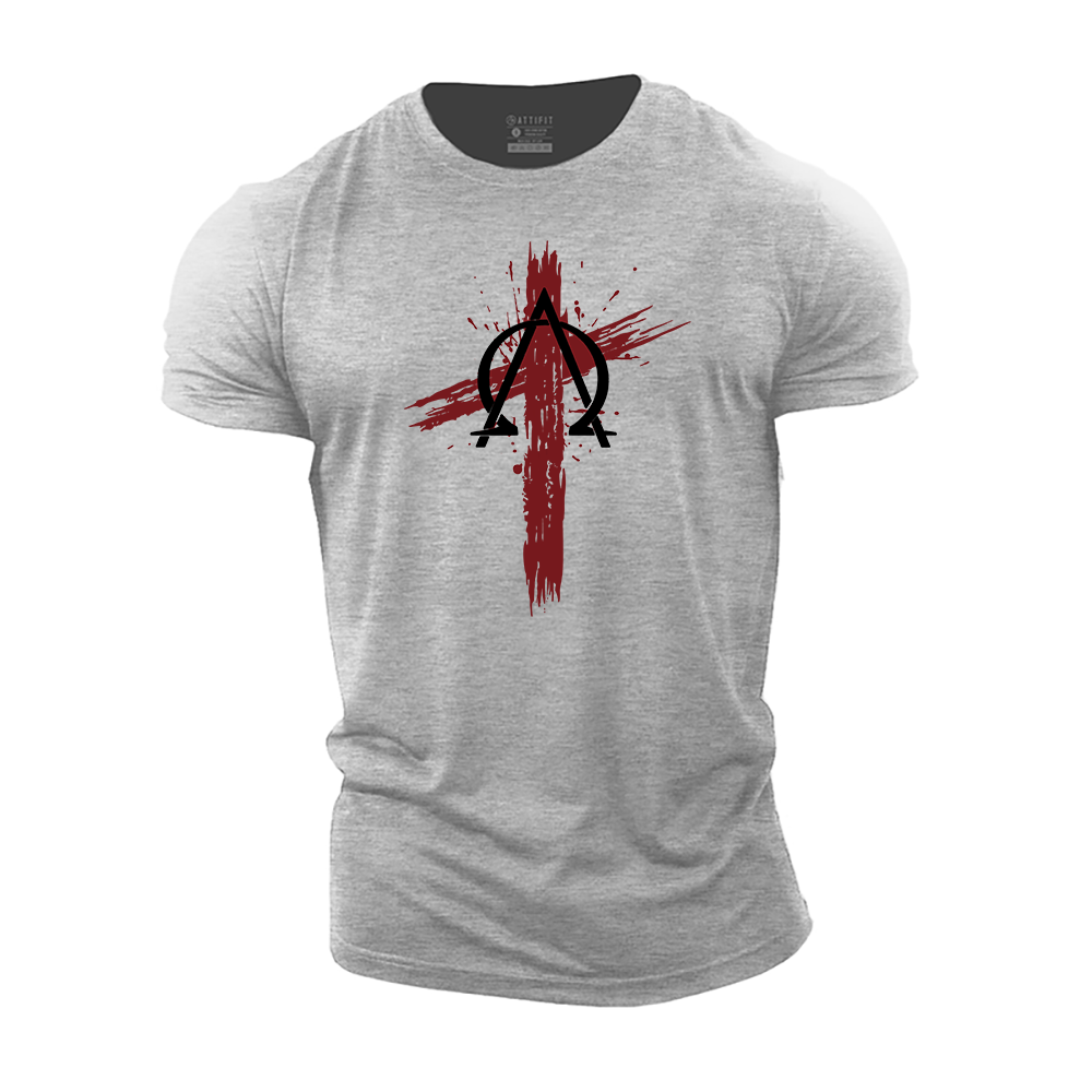 Alpha and Omega Cross Cotton T-Shirt