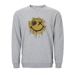 Smiley Football Crewneck Sweatshirt