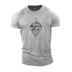 Mountain And Sea Cotton T-Shirt