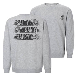 Salty Happy Crewneck Sweatshirt