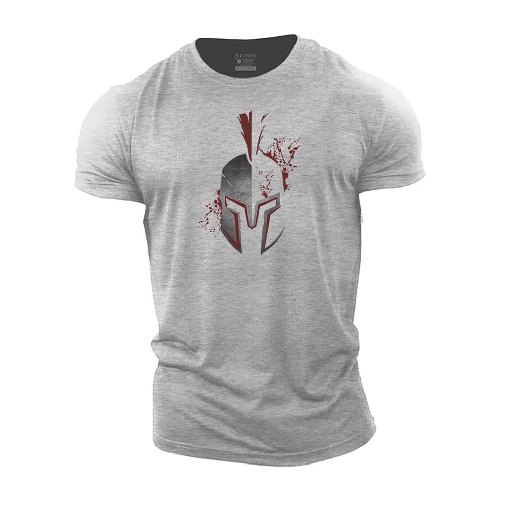 Cool Spartan Helmet Cotton T-Shirt