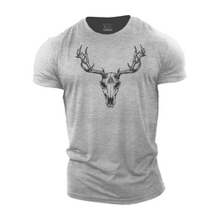 Viking Deer Cotton T-Shirt