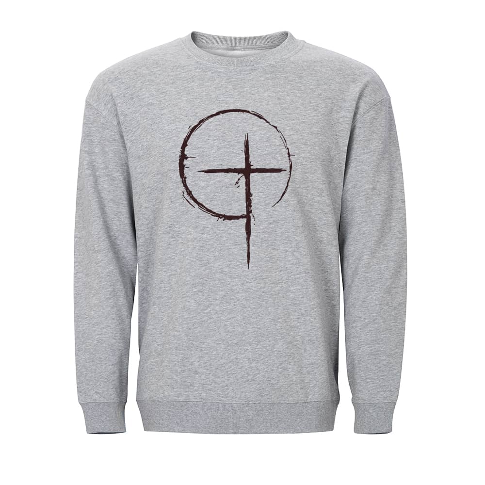 Simple Cross Crewneck Sweatshirt