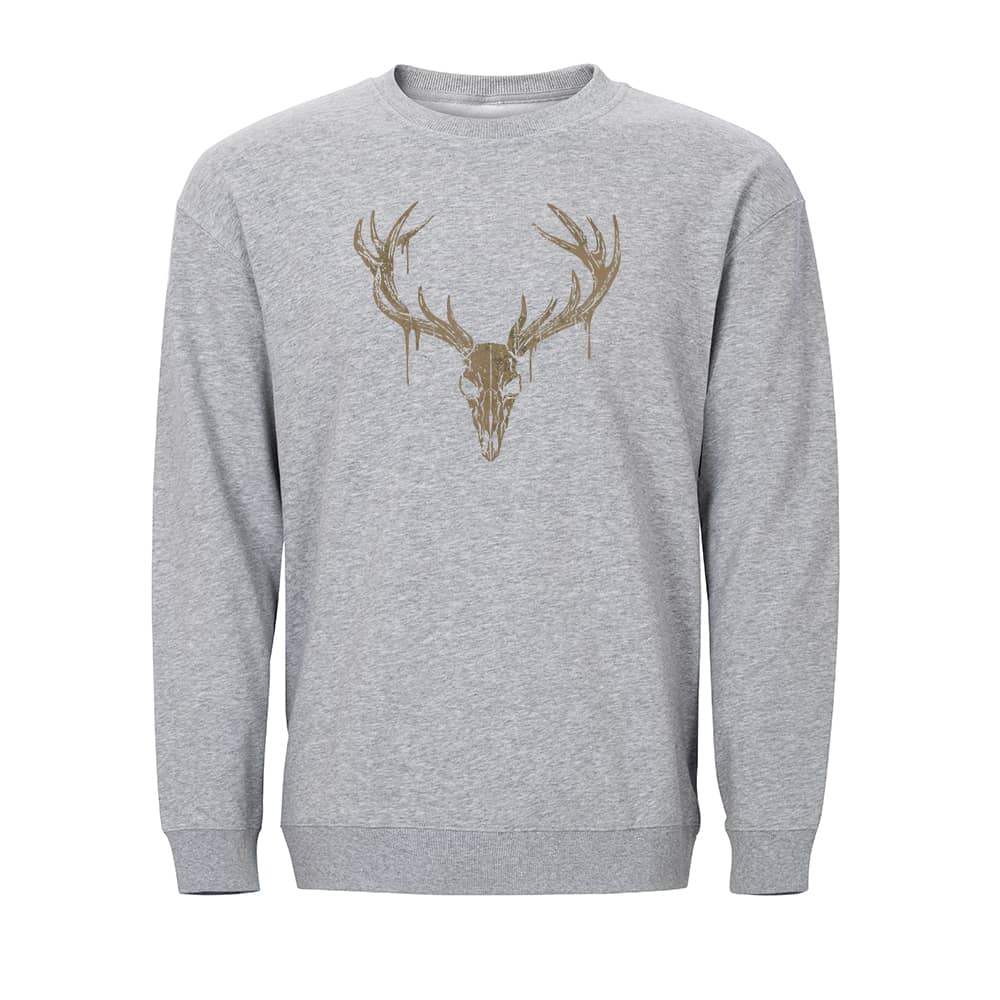 Elk Skull Crewneck Sweatshirt