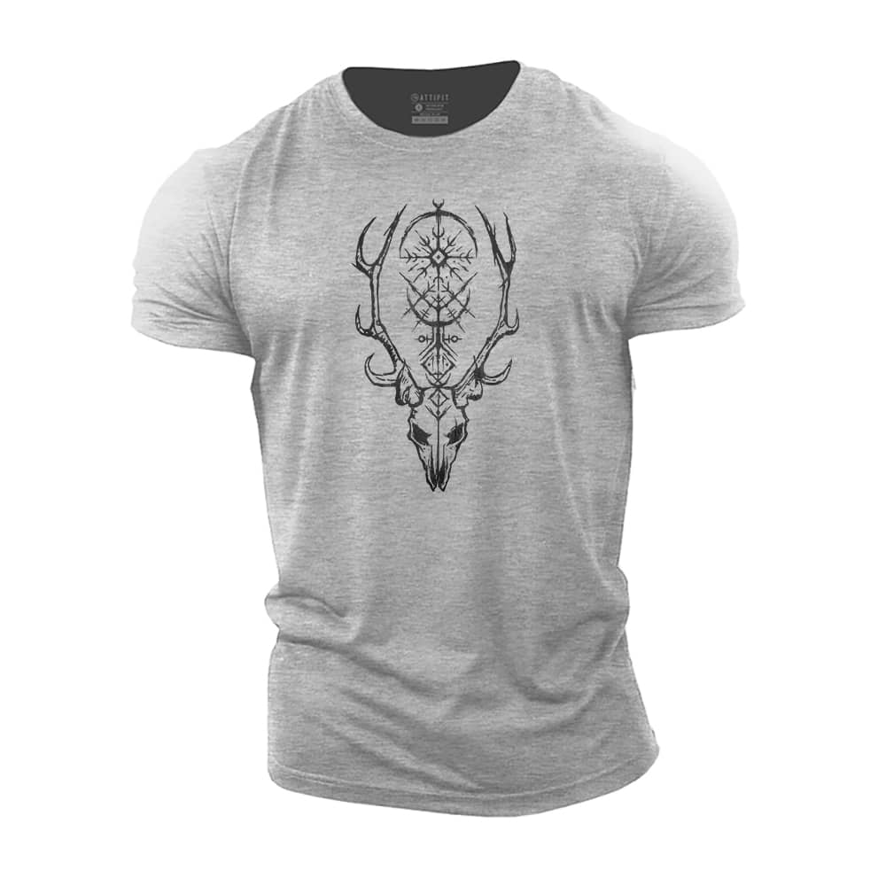 Viking Elk Cotton T-Shirt